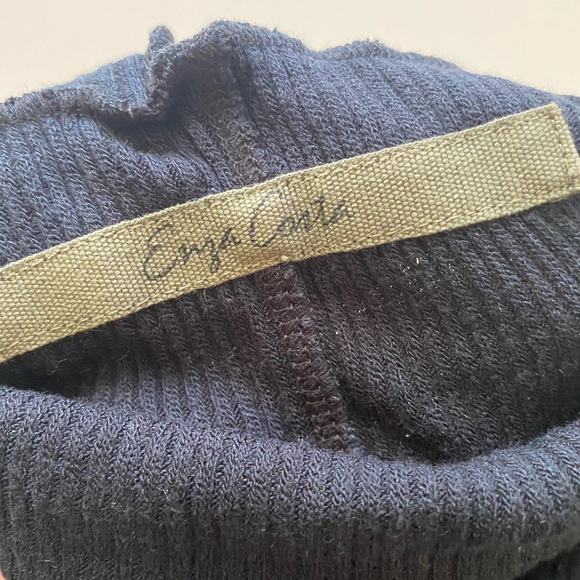 Small Enza Costa Black Turtle Neck - Picture 2 of 4